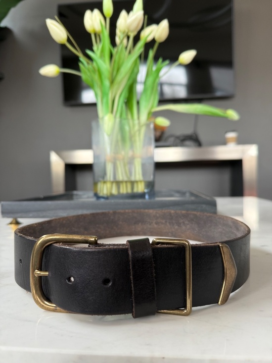 New Linea Pelle Vintage Leather Belt XS main image 5
